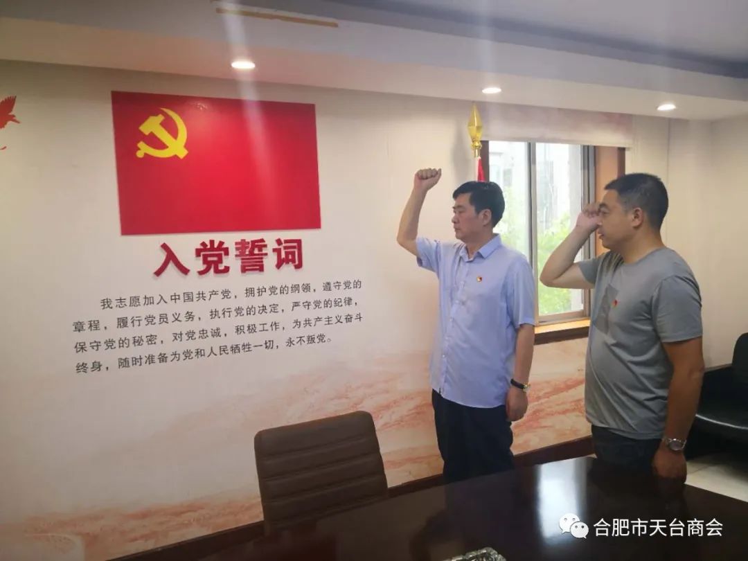 中共天台县流动党员合肥支部庆七一建党99周年活动(图3) 图片