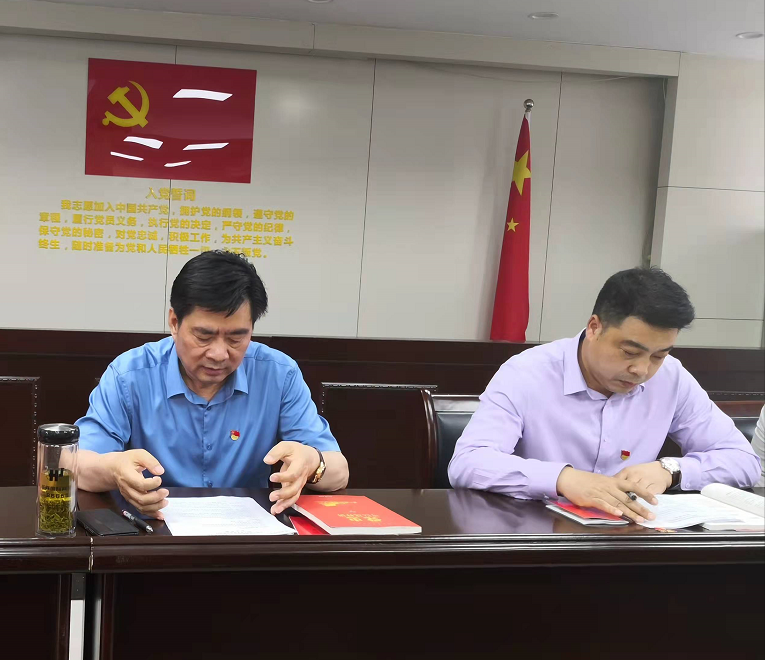 中共天台县流动党员合肥党支部五月份党员活动日 庆祝建党百年,学党史,上党课,传承红色精神(图2) 图片